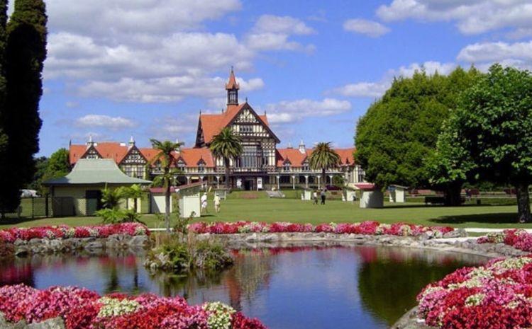 Great View Near Rotorua Lake Exterior photo